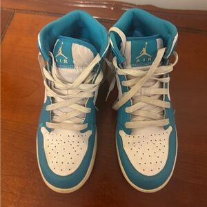 Jordan Kids Sneakers - Teal and White